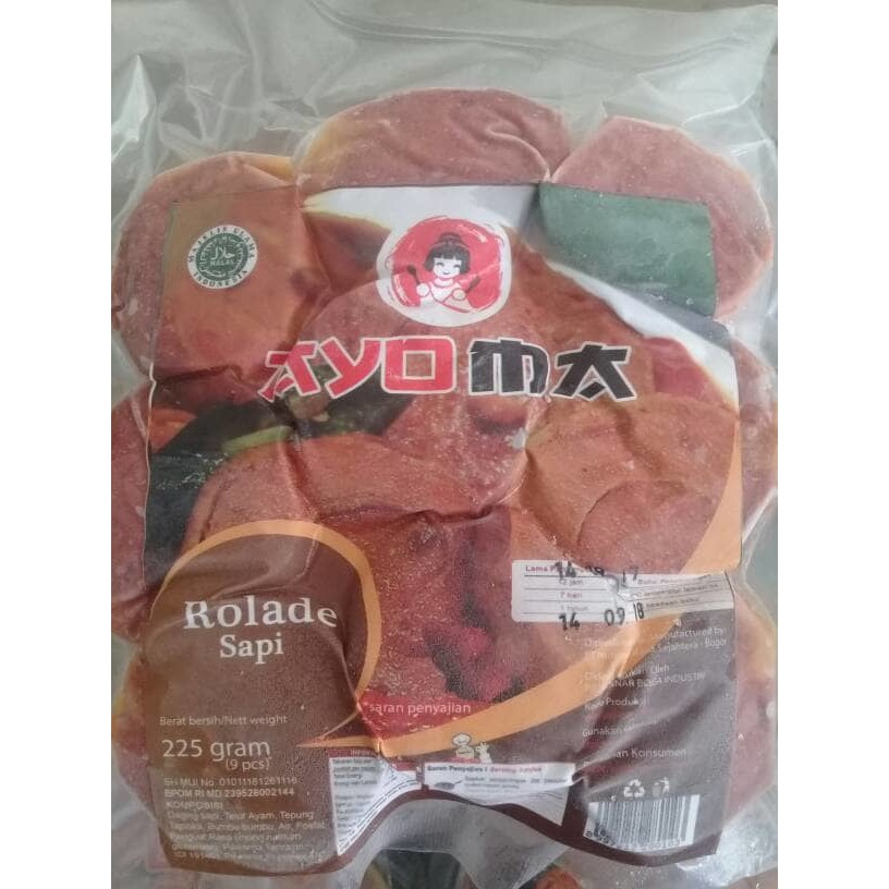 

Ayoma rolade sapi 225gr