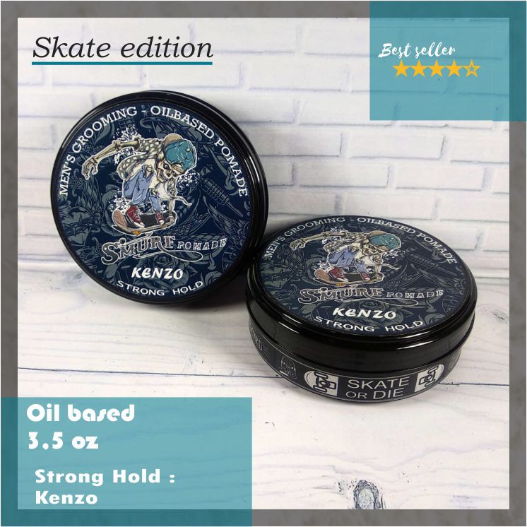 SMURF POMADE 100gr / OILBASED / GROSIR TERMURAH / FREE SISIR DAN STIKER