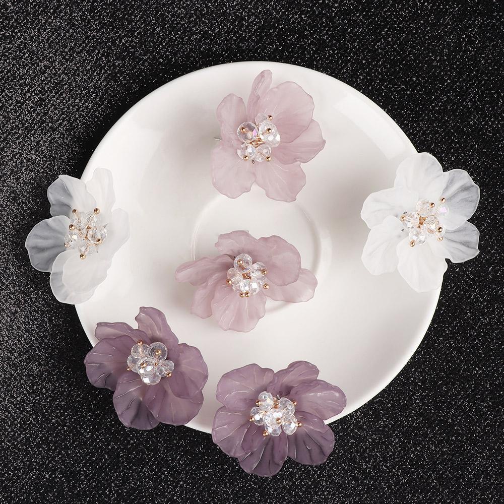 Suyo Petals Earrings Charm Akrilik Fashion Elegan