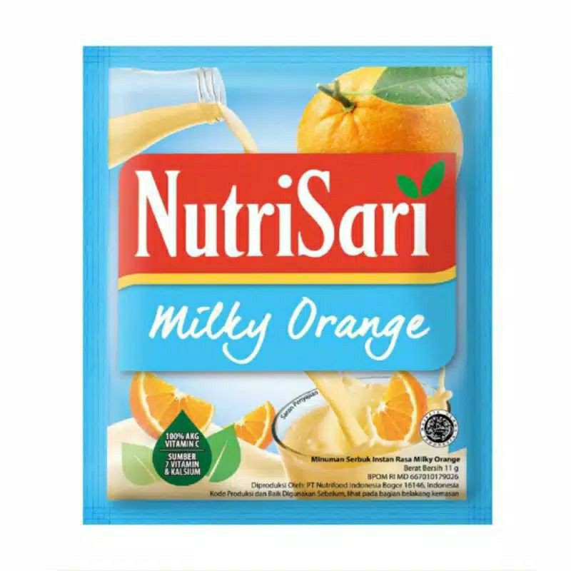 

nutrisari milky orange jeruk susu 10 sachet