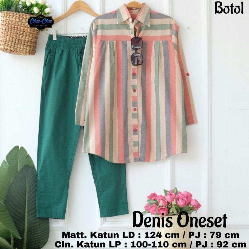 denis oneset/pakaian dewasa/set dewasa
