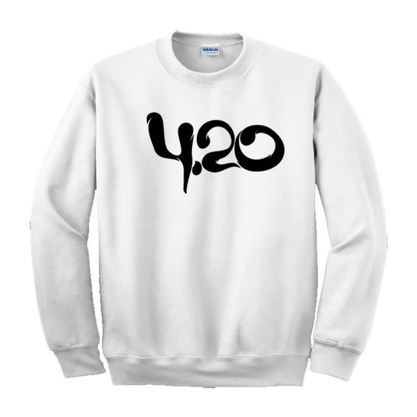 Sweater Distro 420 USA Black - White Premium