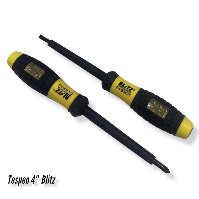 Tespen obeng electrik plus minus 4” Blitz