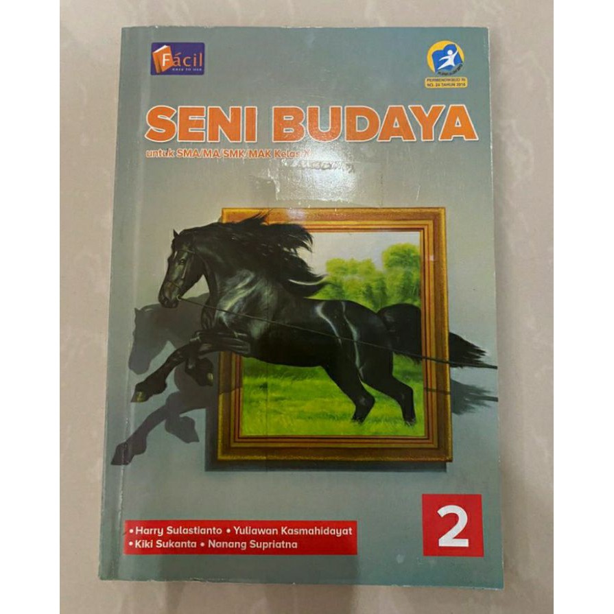 Buku Paket Pelajaran Seni Budaya Kelas 11 Grafindo Kurikulum 2013 / SMA SMK 2 XI K13