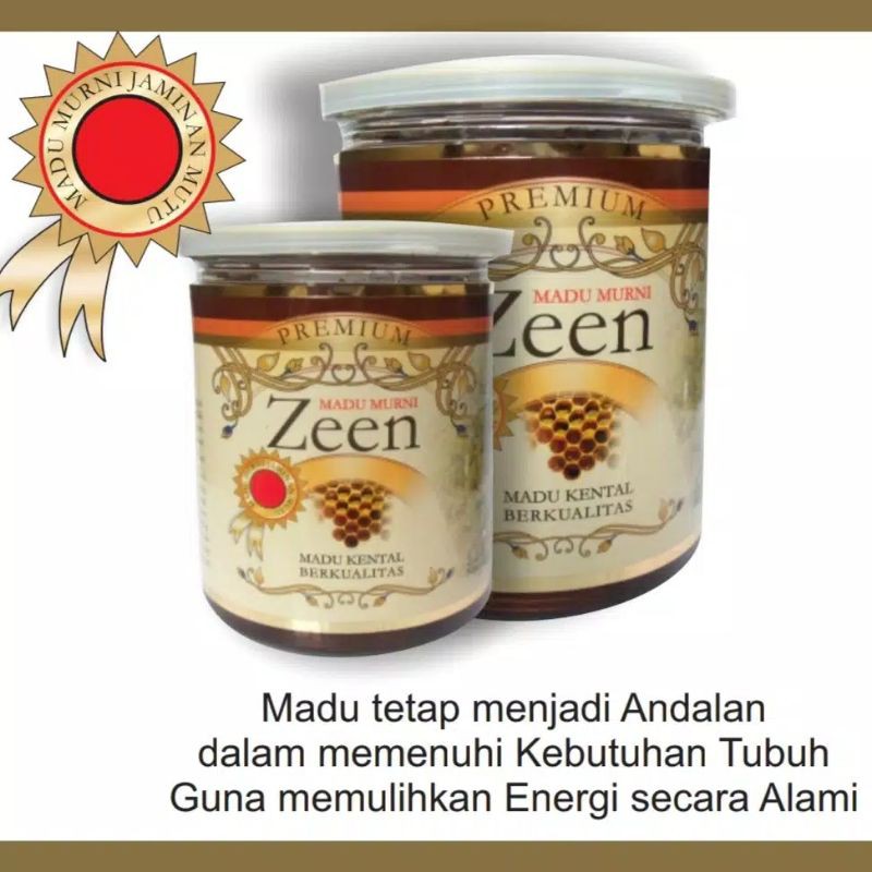 

Madu murni madu asli Zeen 600gr