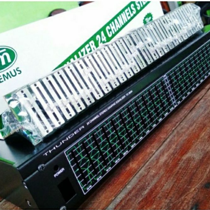 Box Equalizer 24 channel plus kit Equalizer 24 channel GM 365 N