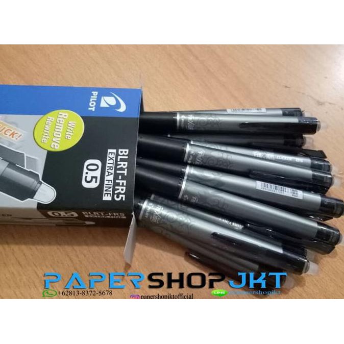 

GROSIR!!! Pulpen Pen Frixion Pilot 0.5 HITAM ( Bisa Dihapus ) TERMURAH