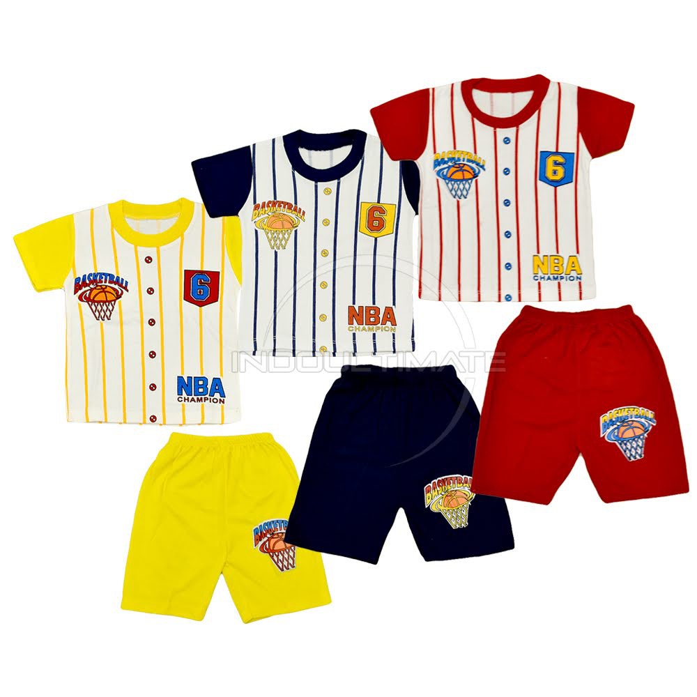 Baju Bayi Setelan Pendek HAO-HAO SBJ-060 Pakaian Bayi Baju Anak Kaos Anak katun tebal