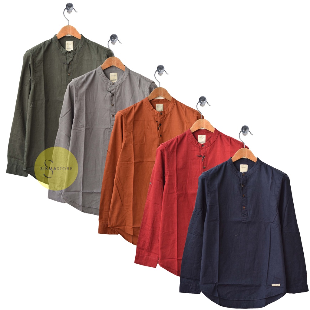 Kemeja Koko Pria Brand Concept Original Premium, Kemko polos Pria Konsept Original Sikma store