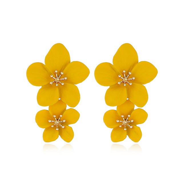 LRC Anting Tusuk Fashion Flower Spray Earrings F4930X