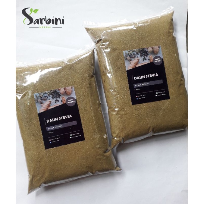 Daun Stevia Bubuk 1 kg / Serbuk Stevia Murni Pemanis Alami