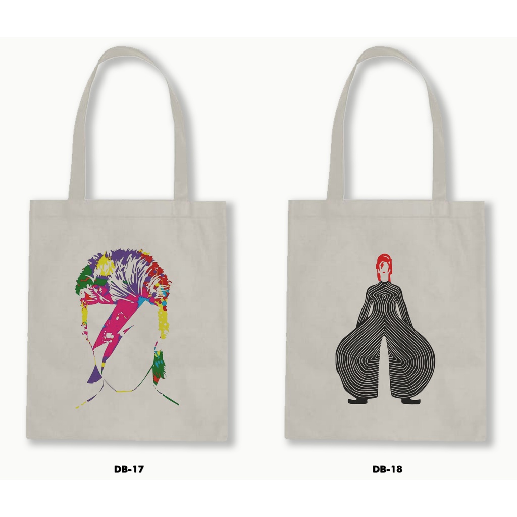 TOTE BAG BLACU - DAVID BOWIE 01