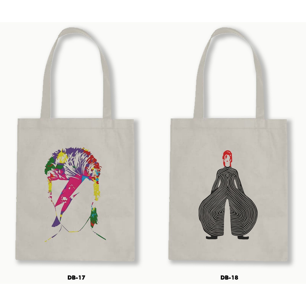 TOTE BAG BLACU - DAVID BOWIE 01