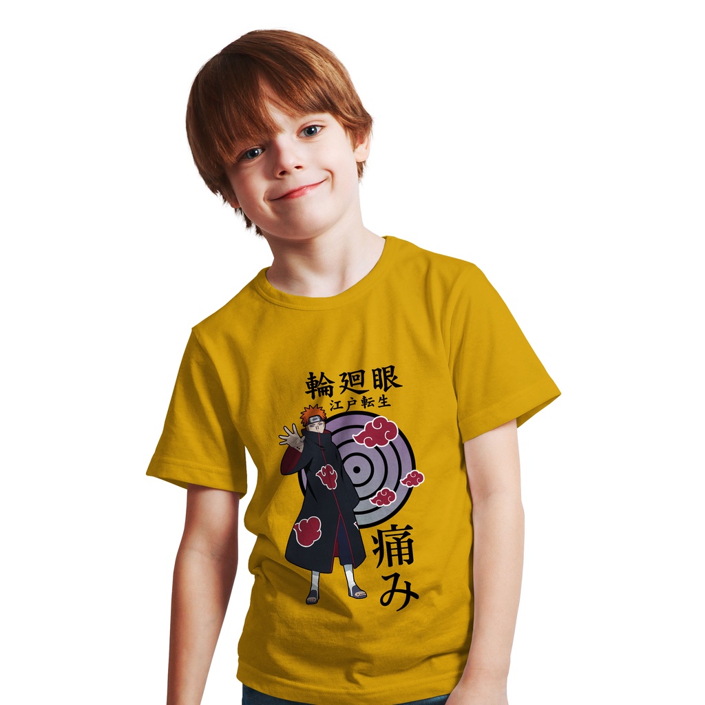 T-SHIRT KAOS ANIME KIDS Yahiko Pain Akatsuki MANGA JAPANES CULTURE