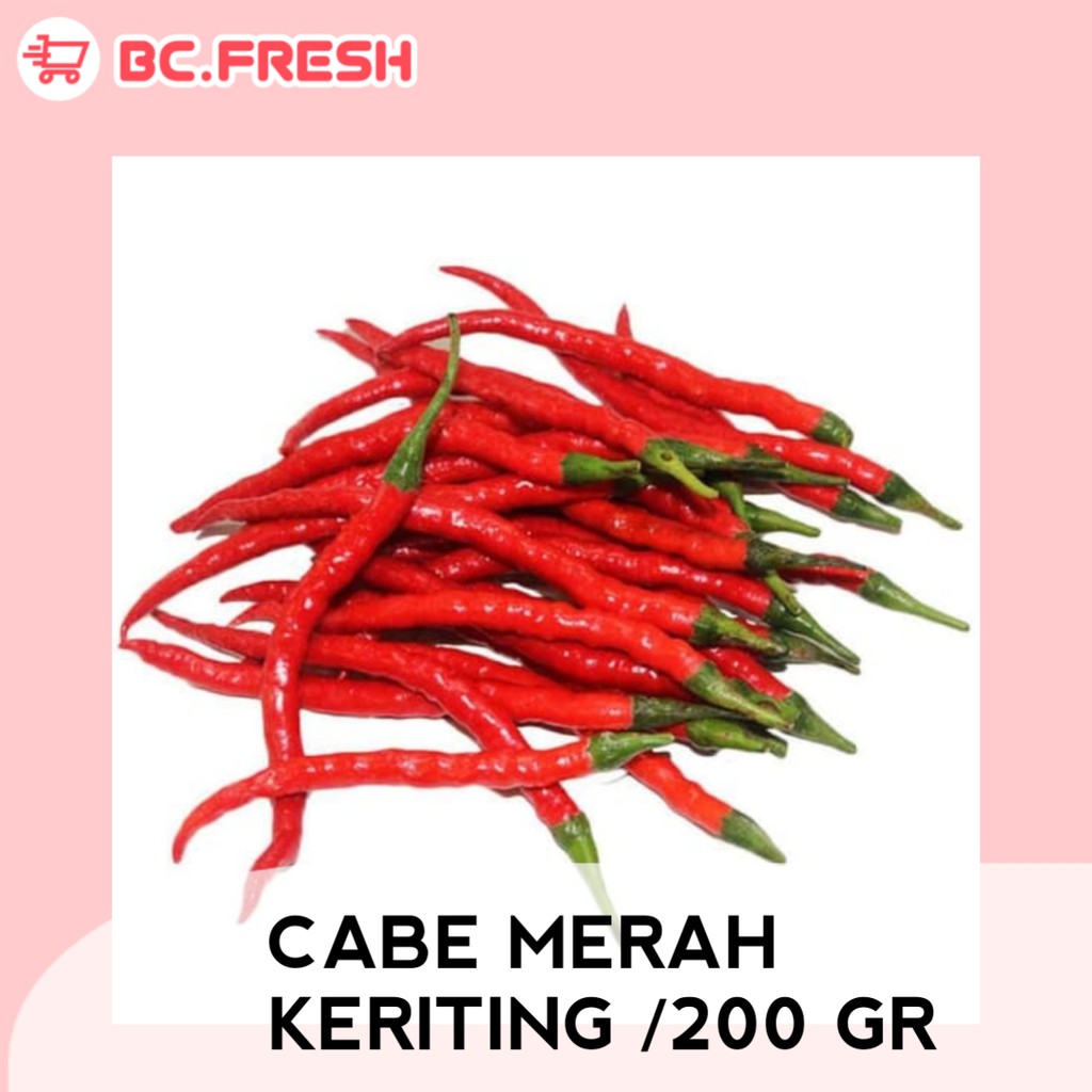 

Cabe merah keriting 250 gram