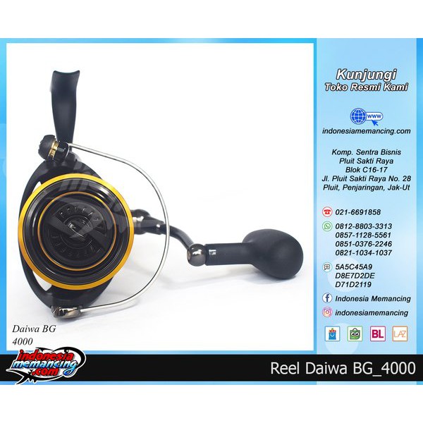 Spesial Reel Spinning Daiwa BG 4000 Terlaris