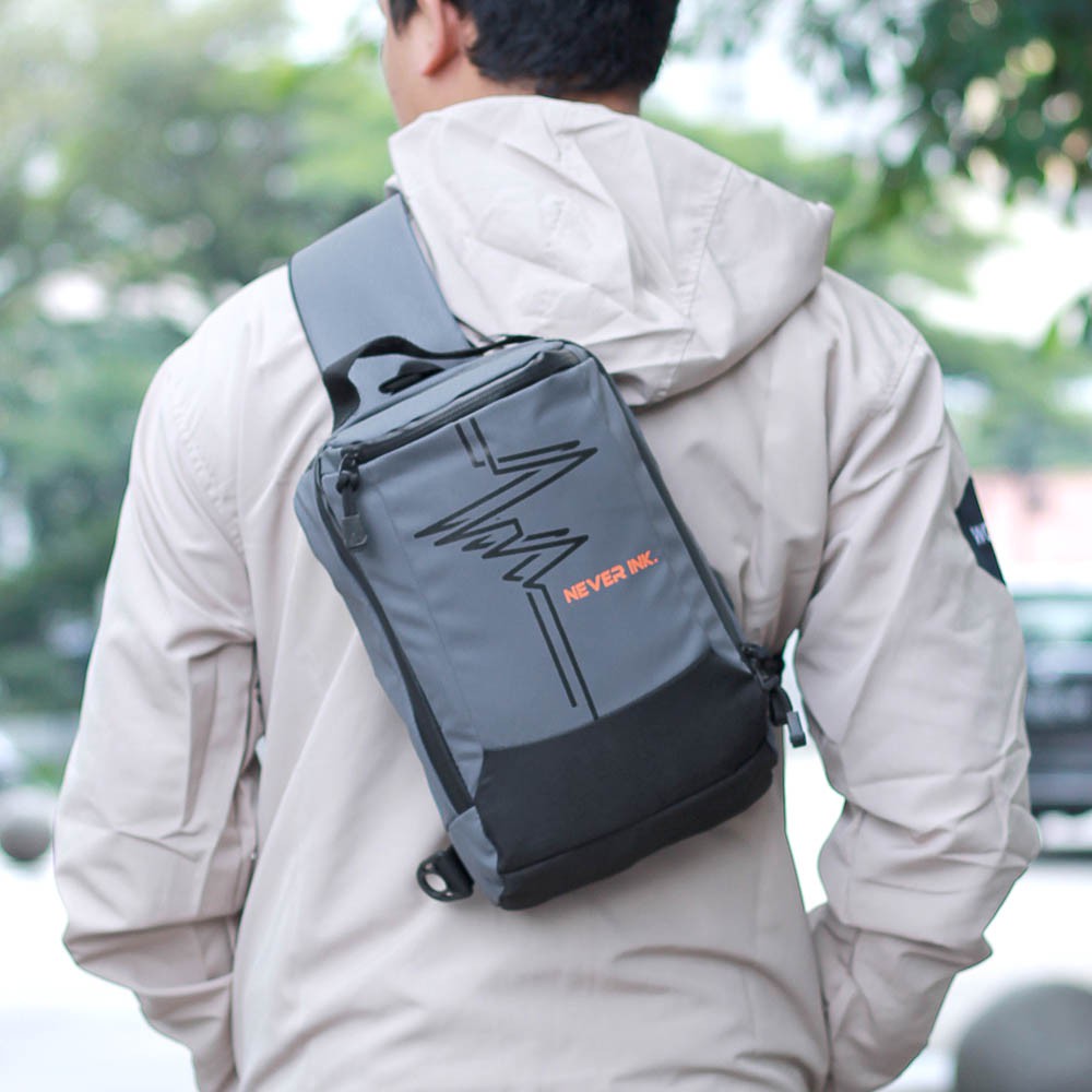 Tas Selempang Pria Waterproof Anti Air Sling Bag Distro