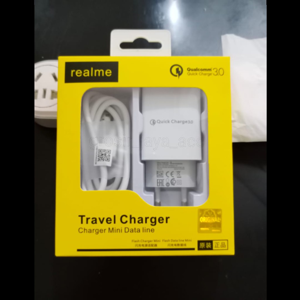 Charger Casan Realme 3A AK933 Quick Turbo Original 100% Realme x C1 C2 5PRO 3PRO 2 3 5 Qualcomm 3.0 fast chargin