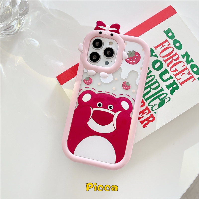 Case Desain Kartun Winnie The Pooh 3D Untuk IPhone 11 14 13 12 Pro MAX XR 6 6S 7 8 14 Plus X XS MAX SE 2020