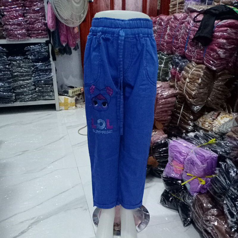 CELANA LOL JEANS ANAK PEREMPUAN 4-13 Tahun / CELANA JEANS ANAK / CELANA LOL ANAK PEREMPUAN / CELANA JEANS ANAK / CELANA LOL