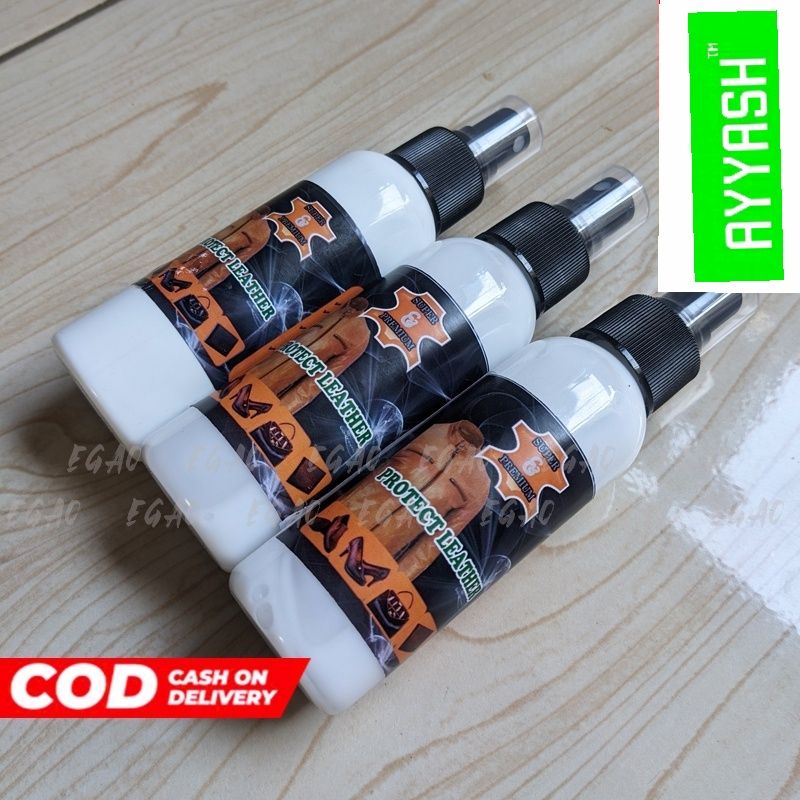 Lotion Cairan Perawatan Pembersih Jaket / Spray Proteck Leather Penghilang Jamur untuk Jaket Kulit/Sepatu/Tas/Dompet