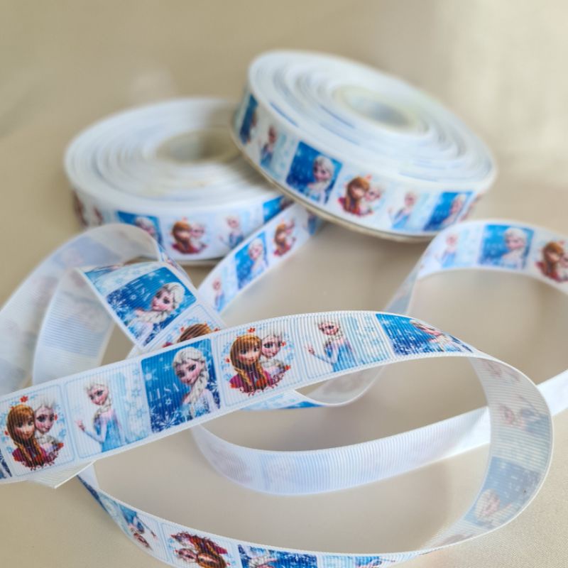 

pita grosgrain frozen anak hadiah souvenir bouquet pesta rambut craft