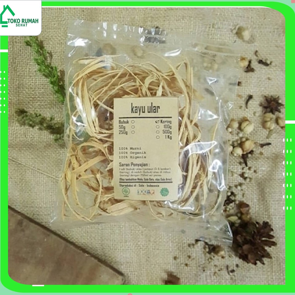 

KAYU ULAR SERUT KERING 500 gr - Strychnos Lucida - MURNI - JSR