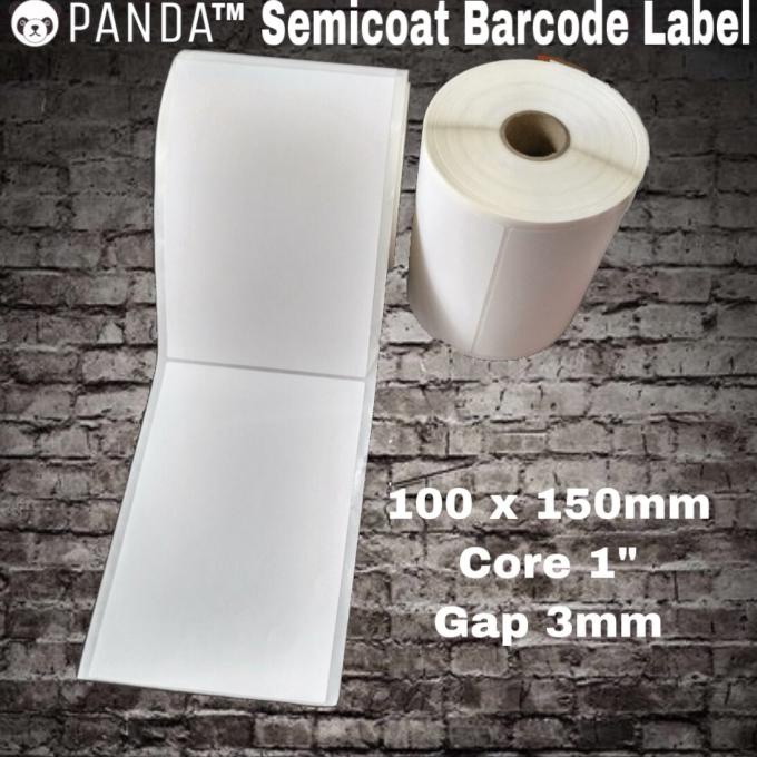 

Label Sticker Barcode 100x150mm Semicoated (10x15cm 375Pcs Core 1")