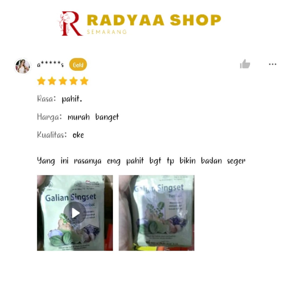 Sido Muncul Jamu Galian Singset 10's - Mengurangi Lemak Tubuh | Jamu Galian Singset SidoMuncul