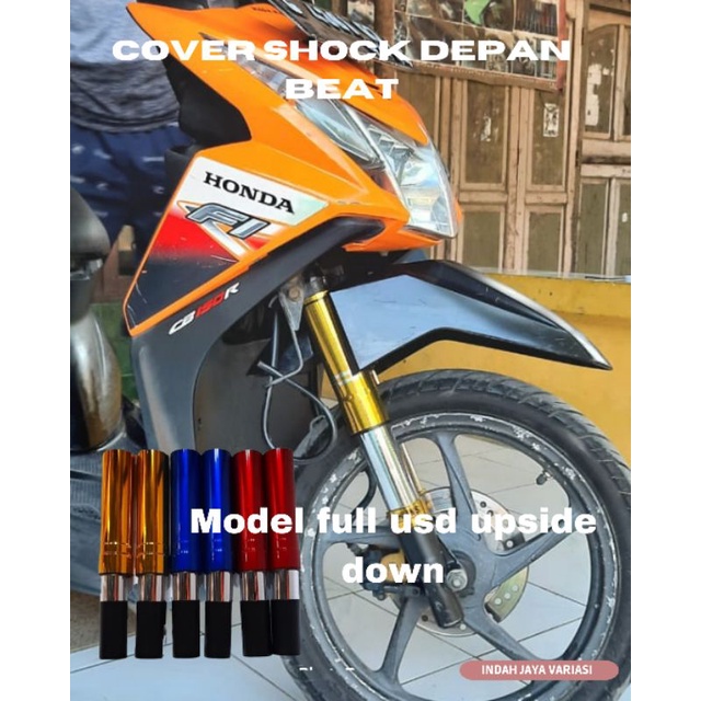 Variasi Sok Cover Shock Depan Usd Upside Down Honda Beat
