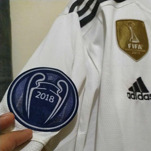 Jersey Real Madrid Home FULLPATCH UCL 2018/2019 grade ori