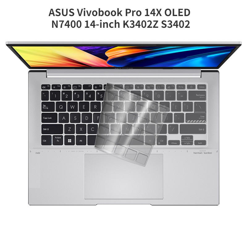 Film Pelindung Keyboard TPU Untuk ASUS Vivobook Pro 14X OLED N7401Z 14-inch K3402Z TP3402Z Film Penutup Debu Komputer Notebook Keyboard Film