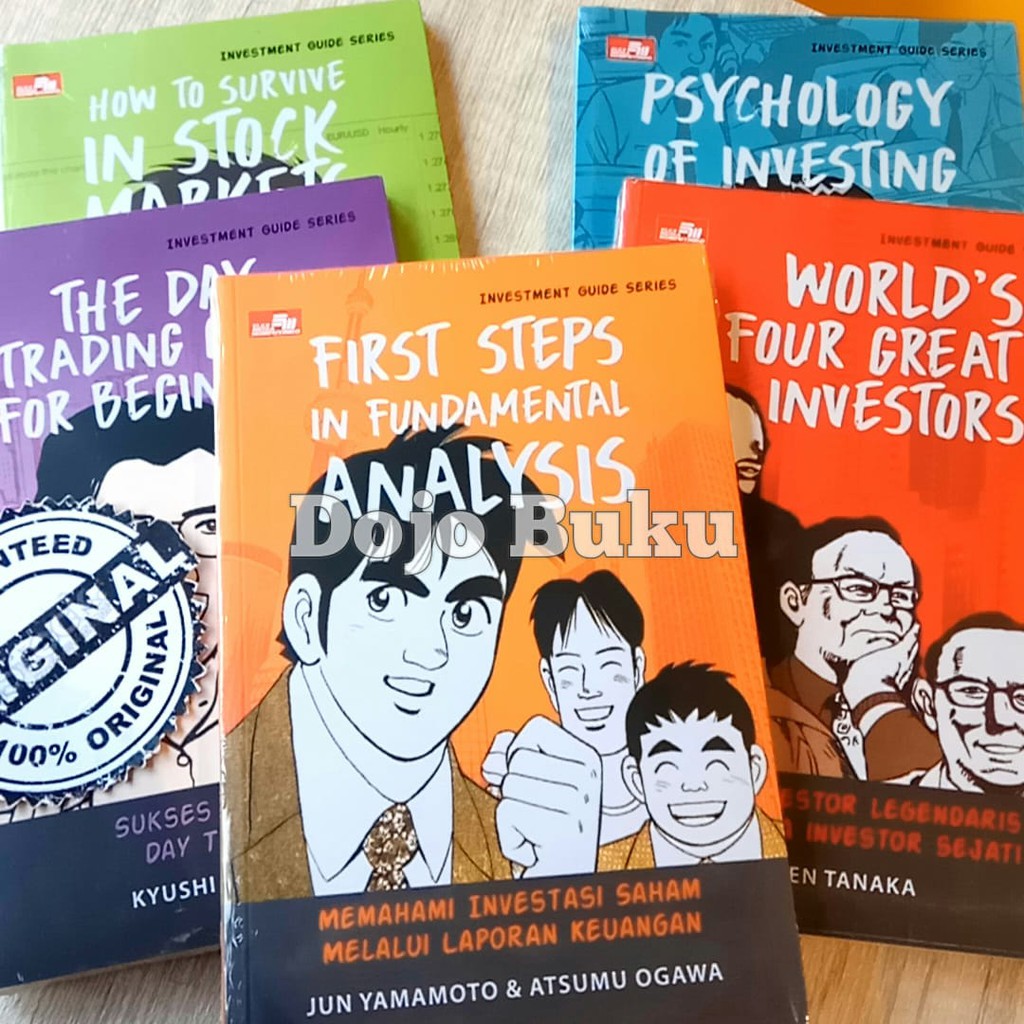 Buku Komik Investasi Investment Guide Series ARATA YAGUCHI Saham Trading