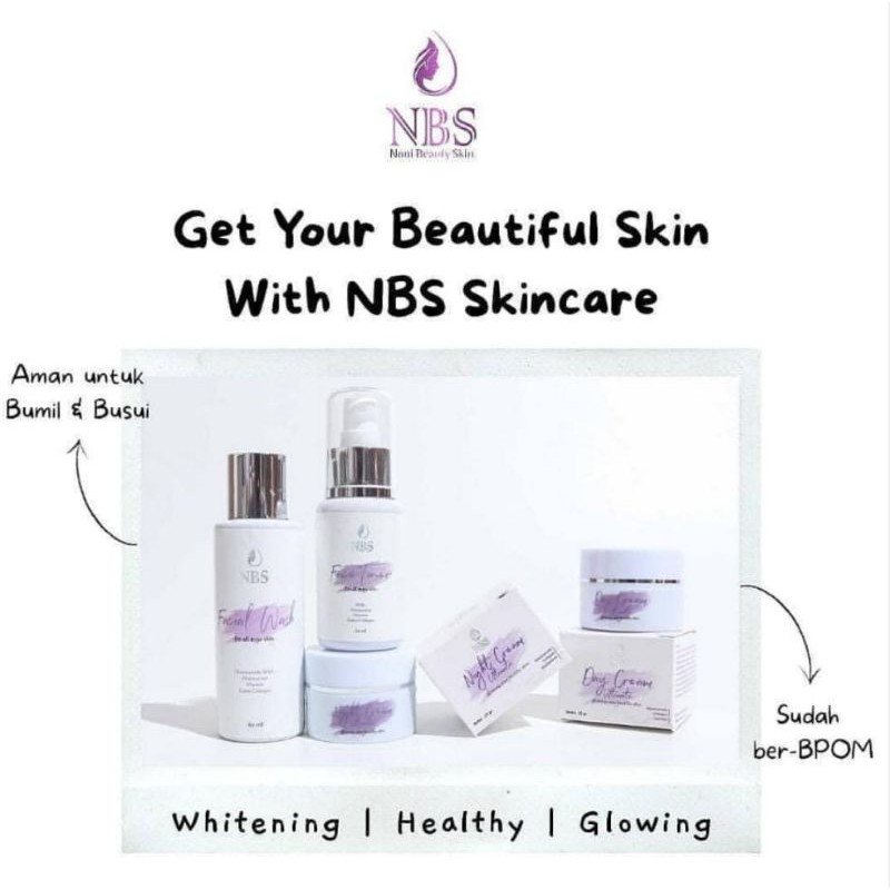 Paket skincare NBS Ultimate Original glowing whitening mencerahkan wajah BPOM