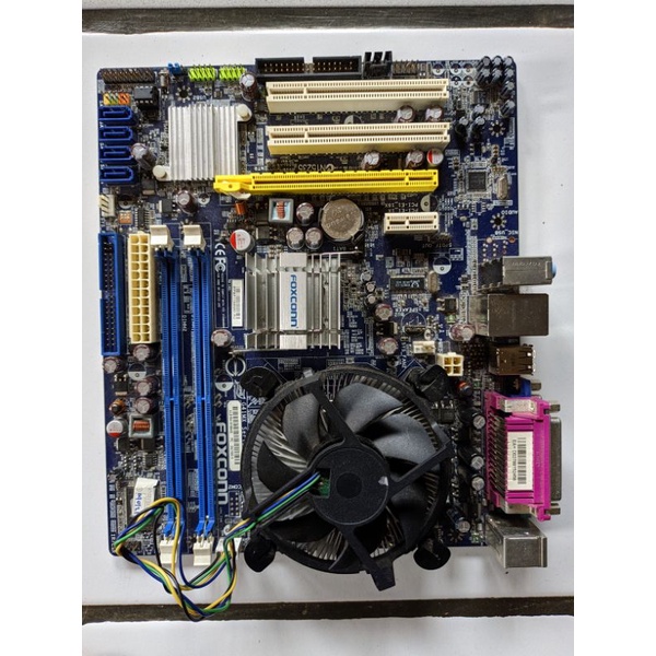 Paket Motherboard Foxconn g41mx DDR2+Procesor Core 2 Duo+RAM 2GB