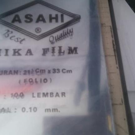 

PLASTIK MIKA BENING UNTUK JILID - folio