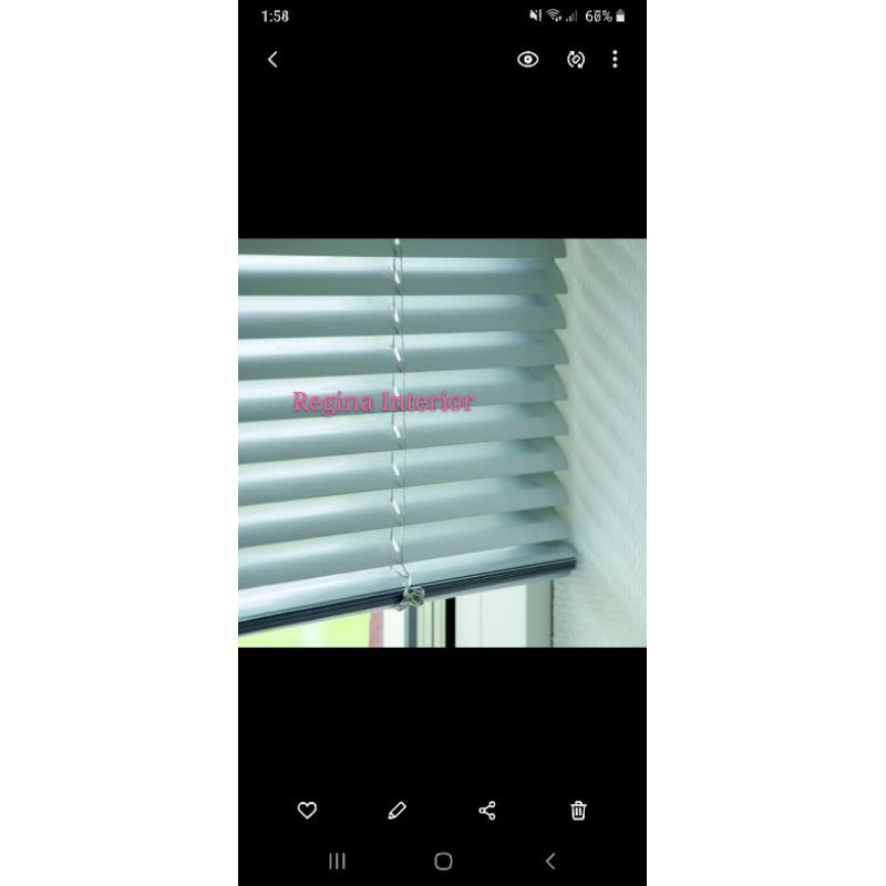 

HORIZONTAL BLIND FANCY COLOUR GOLD/SILVER