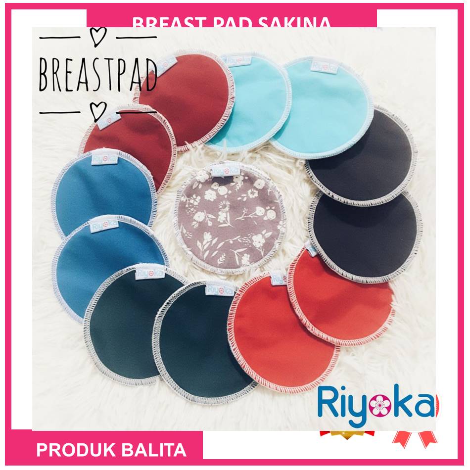 Breast Pad ASI Cuci Ulang Washable Riyoka Breast Pad Penyerap Asi