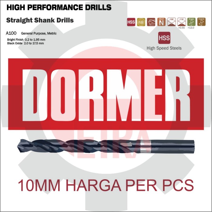 MATA BOR BESI DORMER 10 MM / MATABOR BESI DORMER 10MM ORIGINAL