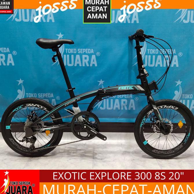 Sepeda Lipat Exotic Explore 300 8S Folding 20
