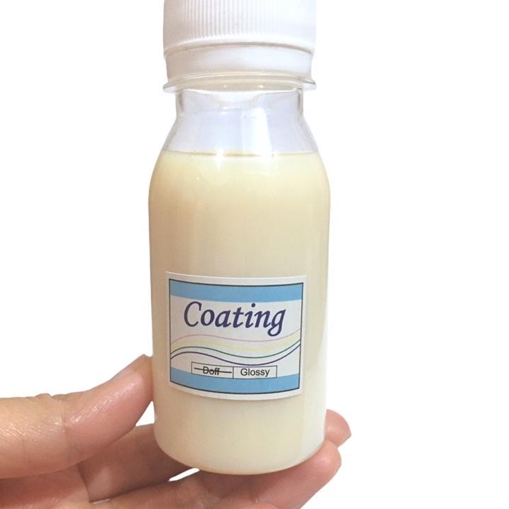 

Siap Kirim 2.2 Cairan pelapis Coating (80ml) Glossy Doff Matte untuk varnish finishing Kulit Vinyl Kanvas Clay Kayu #09