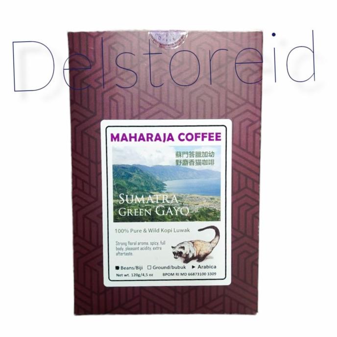 

MAHARAJA COFFEE SUMATRA GREEN GAYO COFFEE BEAN 120 GR FBFG63546