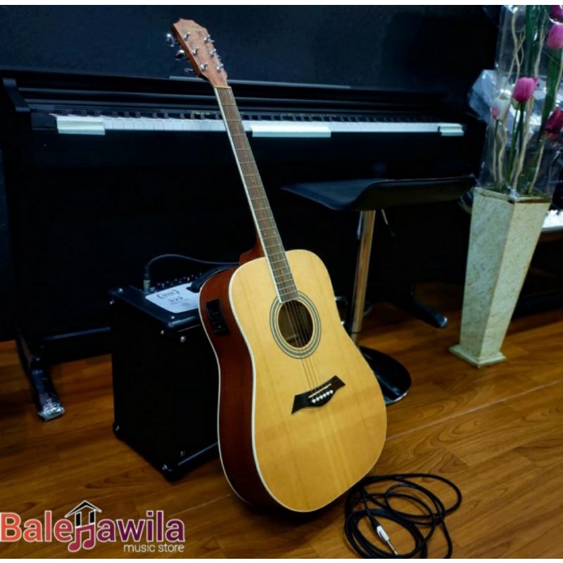 Gitar Akustik Elektrik Hofmann HF100E Original