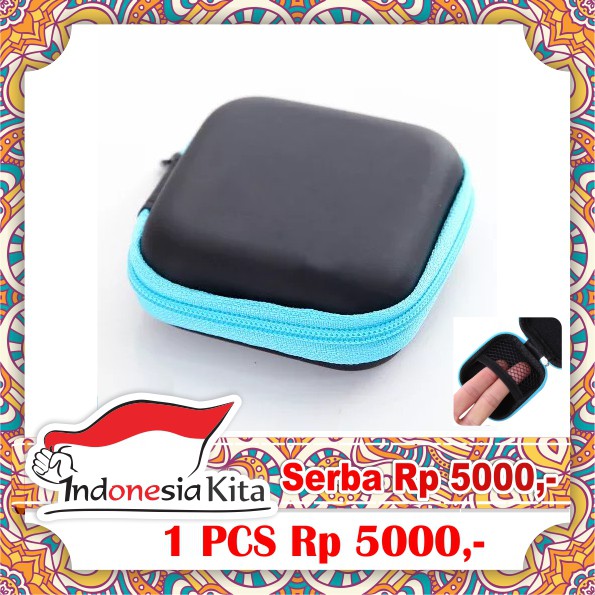 SERBA 5000 - Tempat Dompet Headset Earphone Kartu Koin Kunci IMPORT