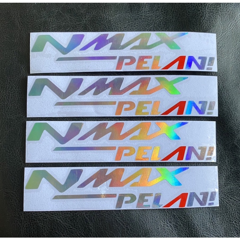 Sticker Stiker Cutting Hologram Motor Nmax Pelan