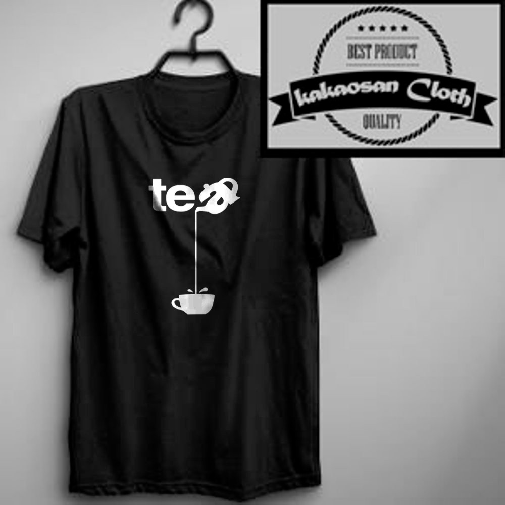 Kaos Baju Logo Tea Simple Keren Shopee Indonesia