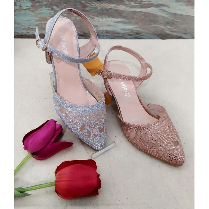 Sepatu Sandal Hak Pesta ST.MORITZ
