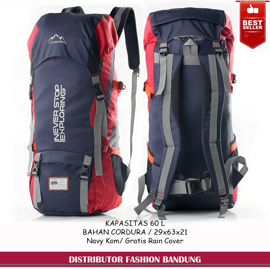 Tas Gunung Justrue Ransel Carrier 60 Liter