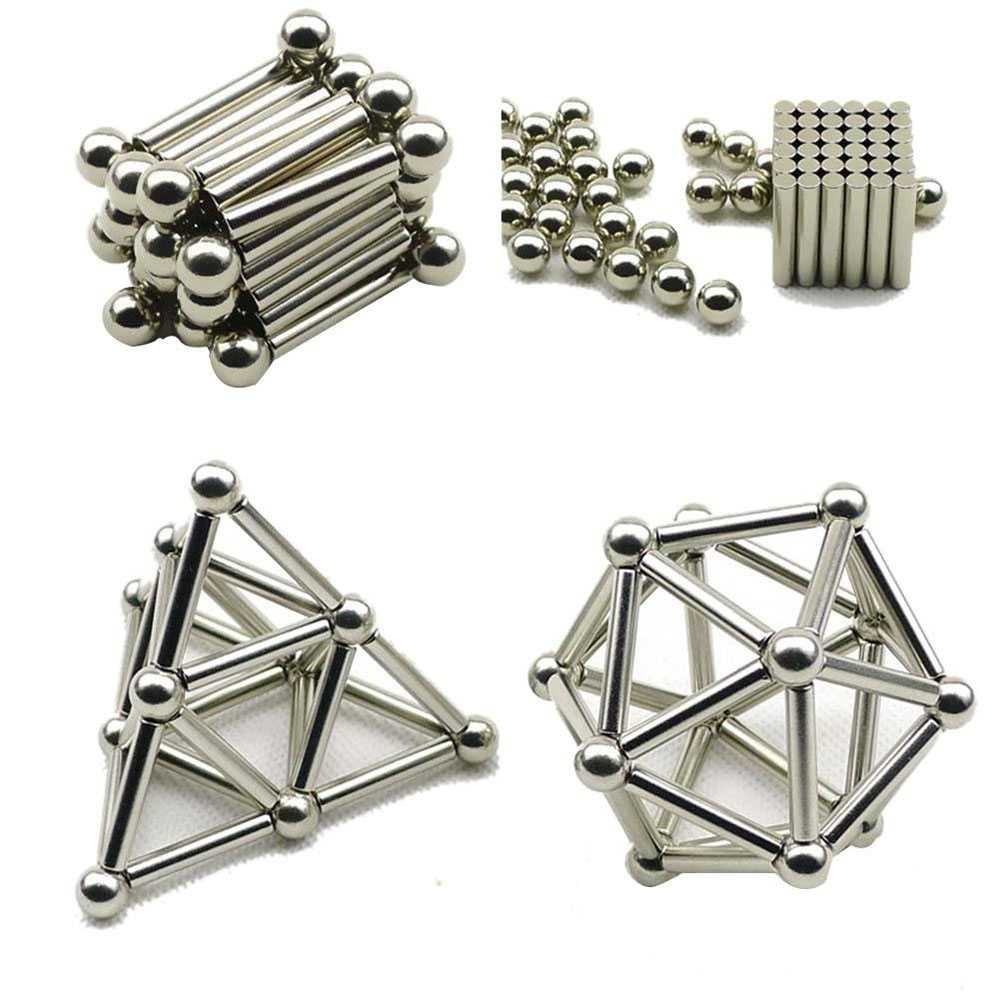 sell ZY Mainan Magnetik Steel Metalic Stick and Bucky Balls - 005 - Silver