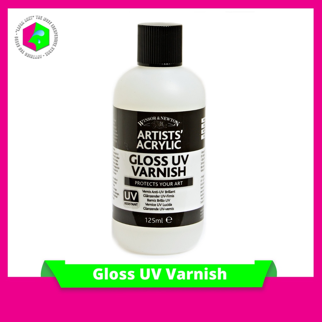 Jual Gloss UV Varnish 125 ml Artists' Acrylic Winsor & Newton Pernis